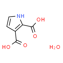 Pyrrole-2,3-dicarboxylic Acid Monohydrate Structure