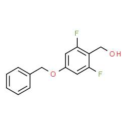 2,6-Difluoro-4-(phenylmethoxy)-benzenemethanol Structure