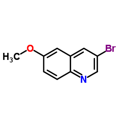 3-溴-6-甲氧基喹啉结构式