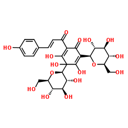 羟基红花黄色素A结构式