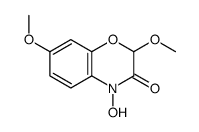 4-Hydroxy-2,7-dimethoxy-2H-1,4-benzoxazin-3(4H)-one结构式