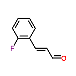 (2E)-3-(2-Fluorophenyl)acrylaldehyde Structure