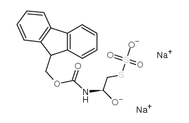 Fmoc-Cys(SO3)Na-ONa(Fmoc-Cys(SO3H)-OH·disodium salt)结构式