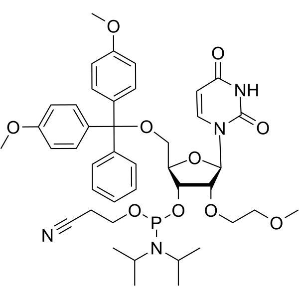2'-O-MOE-U 亚磷酰胺单体结构式