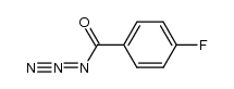 4-fluorobenzoyl azide Structure