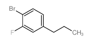 1-溴-2-氟-4-丙基苯结构式