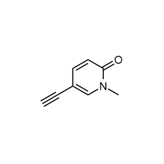 5-乙炔基-1-甲基吡啶-2(1H)-酮结构式