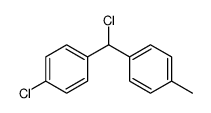 1-chloro-4-[chloro-(4-methylphenyl)methyl]benzene结构式