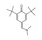 4-(dimethylamino)methylene-2,6-di-tert-butylcyclohexa-2,5-dien-1-one结构式