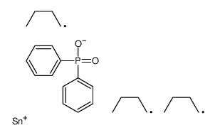 tributyl(diphenylphosphoryloxy)stannane Structure