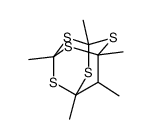 1,3,5,7,10-Pentamethyl-2,4,6,8,9-pentathiaadamantane结构式