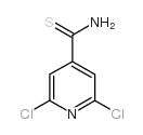 2,6-二氯吡啶-4-硫代酰胺结构式