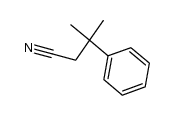 3-methyl-3-phenylbutanenitrile结构式