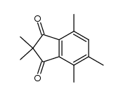 2,2,4,6,7-pentamethylindan-1,3-dione Structure