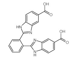 2,2'-(1,2-phenylene)bis(1H-benzo[d]imidazole-5-carboxylic acid) Structure