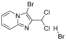 3-BroMo-2-dichloroMethyl-iMidazo[1,2-a]pyridine hydrobroMide Structure