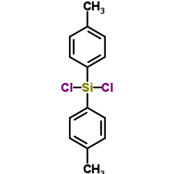 Dichloro[bis(4-methylphenyl)]silane structure