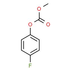 Carbonic acid methyl 4-fluorophenyl ester Structure