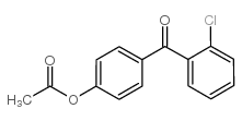 4-ACETOXY-2'-CHLOROBENZOPHENONE Structure