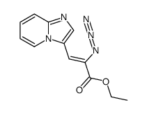 ethyl (Z)-2-azido-3-imidazo[1,2-a]pyridin-3-yl-acrylate结构式