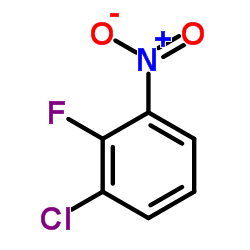1-氯-2-氟-3-硝基苯结构式