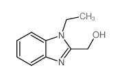 (1-Ethyl-1H-Benzoimidazol-2-Yl)-Methanol Structure