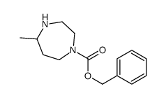 5-甲基-1,4-二氮杂烷-1-羧酸苄酯结构式