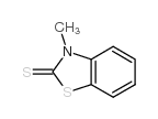 3-甲基苯并噻唑-2-硫酮结构式