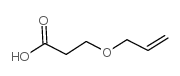 3-烯丙氧基丙酸结构式