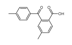 4-methyl-2-p-toluoyl-benzoic acid结构式