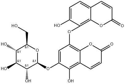 黄瑞香苷B结构式