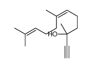 3,7,11-trimethyldodeca-6,10-dien-1-yn-3-ol结构式