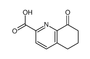 8-氧代-5,6,7,8-四氢喹啉-2-羧酸结构式