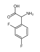 2,4-二氟-dl-苯甘氨酸结构式