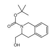 3-(羟甲基)-3,4-二氢异喹啉-2(1H)-羧酸叔丁酯结构式