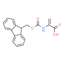 2-(((9H-芴-9-基)甲氧基)羰基氨基)丙烯酸结构式