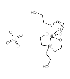 2-[bis(2-hydroxyethyl)amino]ethanol,nickel(2+),perchloric acid Structure