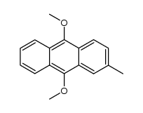 2-methyl-9,10-dimethoxyanthracene结构式