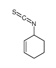 3-isothiocyanatocyclohexene结构式