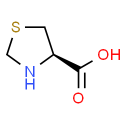 THIAZOLIDINE-4-CARBOXYLIC ACID结构式