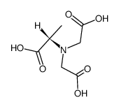 N-甲基甘氨酸二乙酸结构式