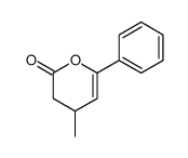 4-methyl-6-phenyl-3,4-dihydropyran-2-one结构式