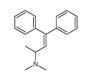 N,N,1-trimethyl-3,3-diphenylallylamine结构式
