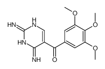 (2,4-diaminopyrimidin-5-yl)-(3,4,5-trimethoxyphenyl)methanone Structure