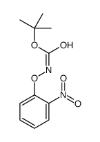 tert-butyl N-(2-nitrophenoxy)carbamate Structure