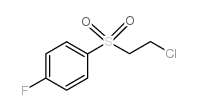 2-chloroethyl 4-fluorophenyl sulfone Structure