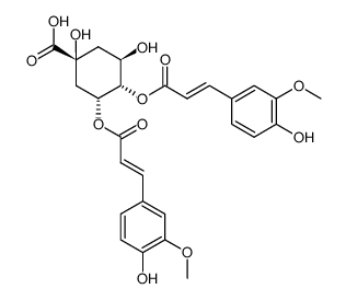 3,4-di-O-caffeoylquinic acid Structure