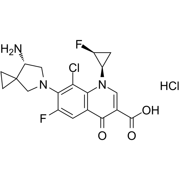 Sitafloxacin hydrochloride Structure