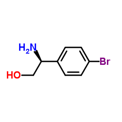 (S)-2-氨基-2-(4-溴苯基)乙醇结构式
