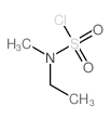 N-乙基-N-甲基-氨基磺酰基氯化物结构式